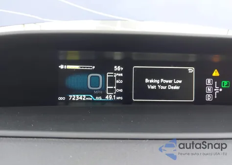 2016 Toyota Prius Three Touring z USA, uszkodzony, nr VIN JTDKARFU8G3521755